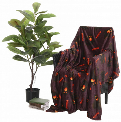 Плед Halloween Ghost 160x200 см різнокольоровий La Nuit