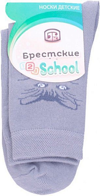 Шкарпетки дитячі Брестские 47 3081 р.23-24 світло-сірий