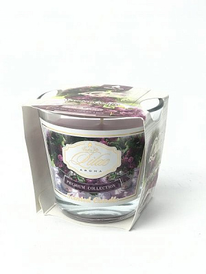 Свічка Premium collection, Бузок 90*82 мм, 160 г арт.101 Pako-If