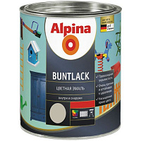 Емаль Alpina акрилова Aqua Buntlack SM B3 база під тонування шовковистий мат 0,71л