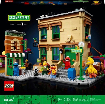 Конструктор LEGO Ideas Улица Сезам, 123 21324