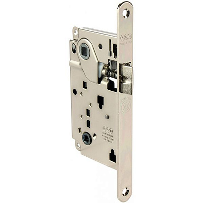 Дверний замок міжкімнатний AGB CENTRO WC90 нікель