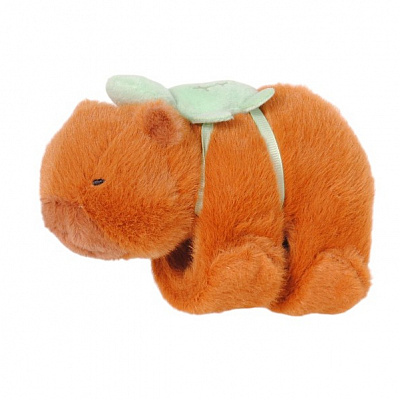 Мягкая игрушка-браслет Stip Капибара 15 см коричневый
