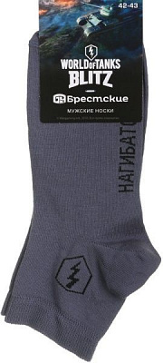 Носки мужские Conte WORLD OF TANKS BLITZ 2132 130 р. 25 серый 1 пар 