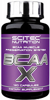 Амінокислоти Scitec Nutrition BCAA-X без смаку 120 капс. 