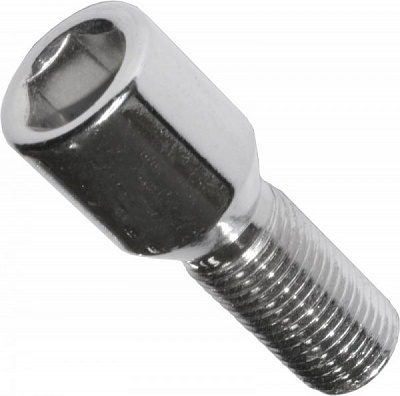 Болт колесный M12x1,5x28 мм цилиндр 20 мм и внутренний шестигранник 12 мм