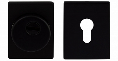 Броненакладка PROTECT 80x60 мм матовый черный