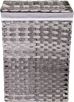 Корзина плетеная с текстилем Tony Bridge Basket 39x30x56 см JC16-3AB-1 