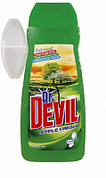 Туалетный блок Dr.Devil 3 в 1 WC-гель Яблочная свежесть 400 мл с корзинкой 8264 