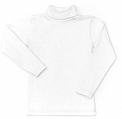 Гольф унисекс Luna Kids трикотажный р.128 молочный 0096 