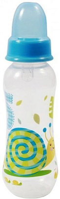 Бутылочка Lindo изогнутая с силиконовой соской 250 мл Li 145 8850217001459