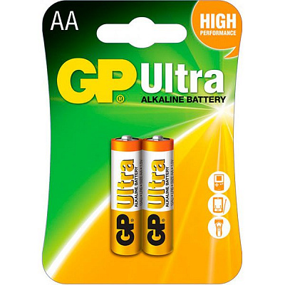 Батарейка GP Ultra 15AU-U2шт АА
