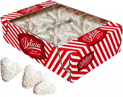 Печиво Деліція Сердечко в кокосі 500 г