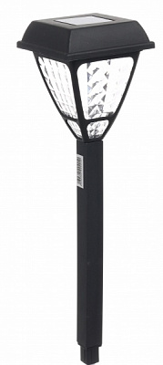 Світильник на сонячній батареї 0,06 Вт чорний ELW-VK8003