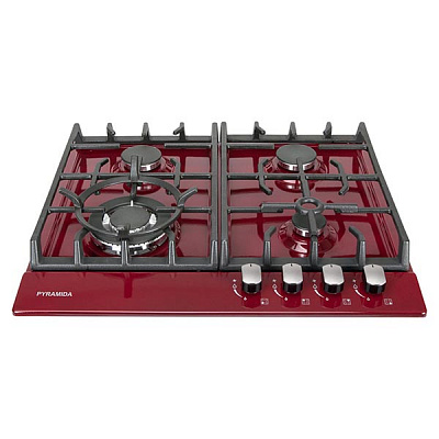 Варильна газова поверхня Pyramida PF 640 STEB-E/B Burgundy