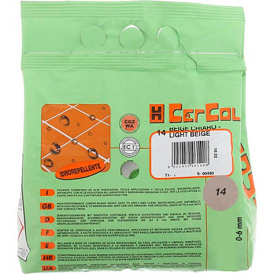 Фуга Cercol F.15 Setastuc 14 2 кг світло-бежевий