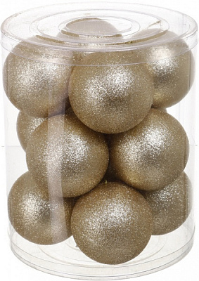 Набор елочных шаров Комплект № 89 d 80 мм 12 шт./уп.