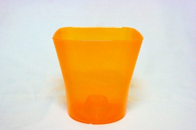 Кашпо для орхідей Орхідейниця Orx13/8 круглий 1,25л помаранчевий