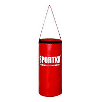 Боксерский мешок SPORTKO 40x18 см черный