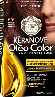 Крем-краска для волос Keranove Oleo Color №5*6 шатен красное дерево 125 мл