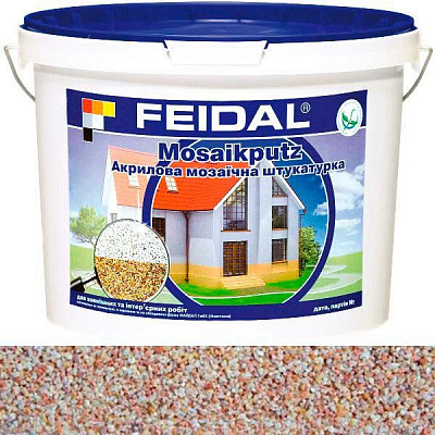 Декоративна штукатурка мозаїчна Feidal Mosaikputz mini А13 25 кг жовтий