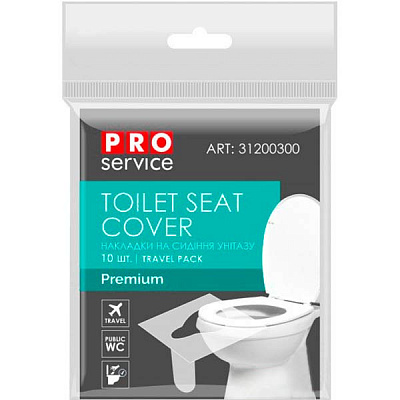 Накладка на унітаз листовий PROservice одношаровий 10 шт.