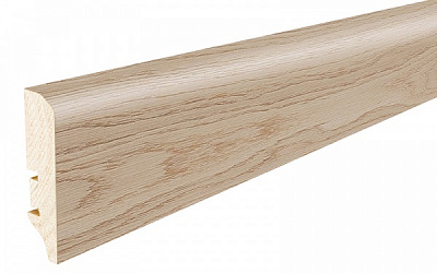 Плинтус шпон Barlinek дуб кремовый 16x60x2200 мм 