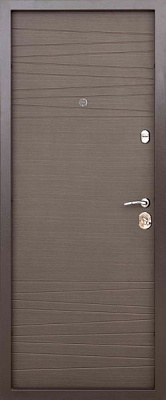 Дверь входная Abwehr АП1-406 086П (ВСГ) Kale257/Kale252 венге горизонт белый 2050х860мм правая