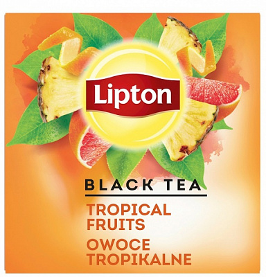 Чай черный Lipton Tropical Fruit 20 шт. 56 г 