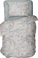 Комплект постельного белья Paradise 1,5 серый с рисунком Luna 