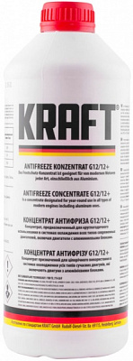 Антифриз Kraft G12/G12+ 1,5л червоний