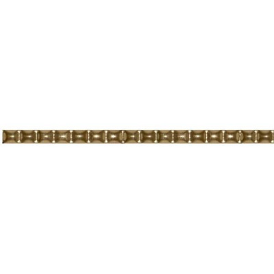 Бордюр сігаро золото Grandkerama 1х20 см ребристий