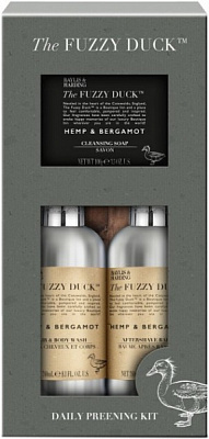 Набір подарунковий для жінок Baylis&Harding The Fuzzy Duck – Hemp&Bergamot (FDHB21LGTRIO)