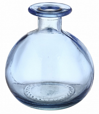 Ваза San Miguel BOTELLA D11 см стекло 12 см зимняя лазурь 