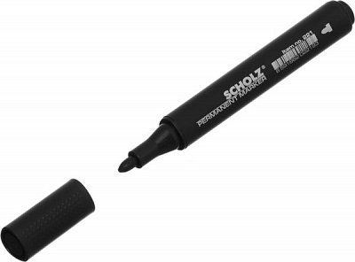 Маркер перманентний SCHOLZ 1-3 мм 221 чорний