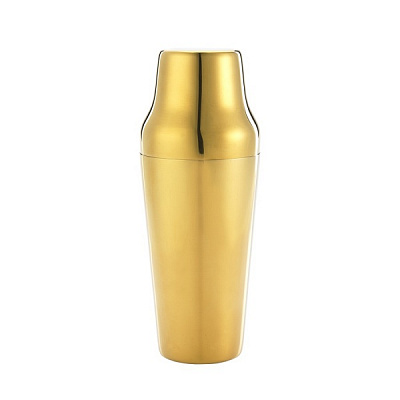 Шейкер для коктейля Парижский стиль золотого цвета 700 мл М37085GD Bar Fly