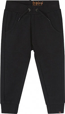 Брюки спортивные Koko Noko Ники трикотажные р.98–104 черный WN904 