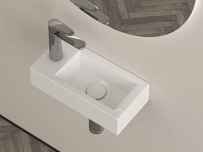 Умывальник Water House Compact Space Grace 38х18,5х90 см L