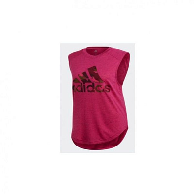 Футболка Adidas W ATH M Tee AI CZ9054 L малиновий