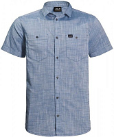 Рубашка Jack Wolfskin EMERALD LAKE SHIRT M 1402811-1588 р. S синий