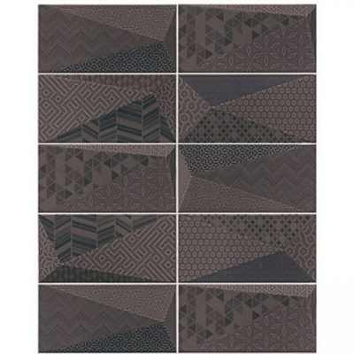 Плитка Mainzu Diamond Фенсі Графіт 10x20