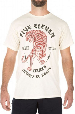 Футболка 5.11 Tactical Osaka Tiger Tee р. S Cream 41195GZ