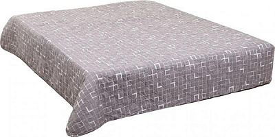 Покрывало Rome 145x210 см UP! (Underprice) серый с белым 