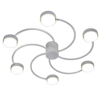 Люстра потолочная Victoria Lighting 6x12 Вт GX53 белый World/PL6 white