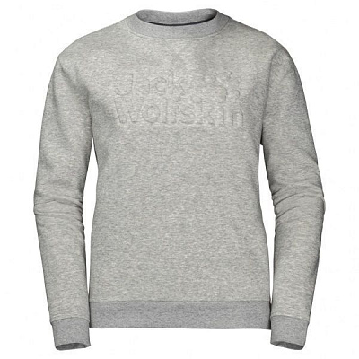 Свитшот Jack Wolfskin WINTER LOGO SWEATSHIRT W 1707811-6111 р. S серый