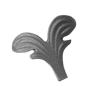 Декоративная вставка Укрітарм Листочек левый 70х65 мм 2167 L