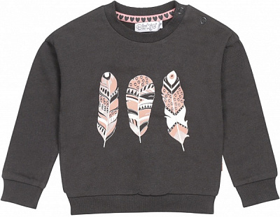 Світшот для дівчинки Dirkje р.98 темно-сірий U44477-35