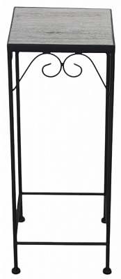 Подставка для цветов одинарная металл мозаика квадрат M JF220102-2 230x590 см серый