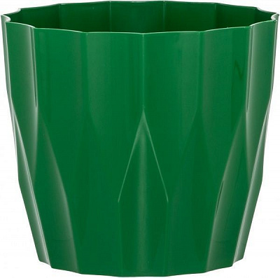 Горшок пластиковый Elsa Карат 130 круглый 1,9л зеленый 