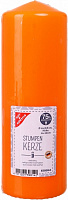 Свеча цилиндр 20х7 см оранжевая